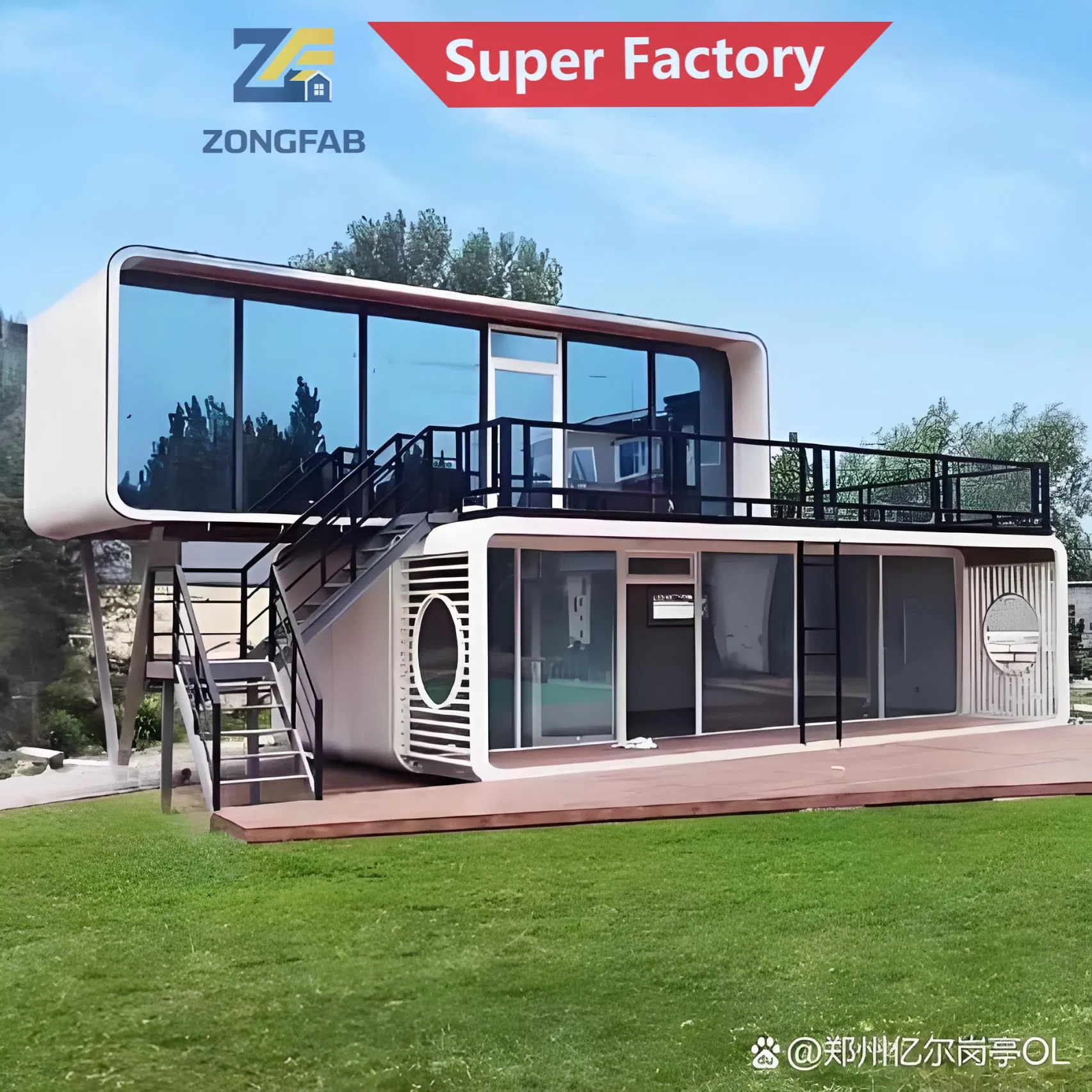 Modern Modular Apple Cabin Pod House for Scenic Resorts and Outdoor Hospitality Projects