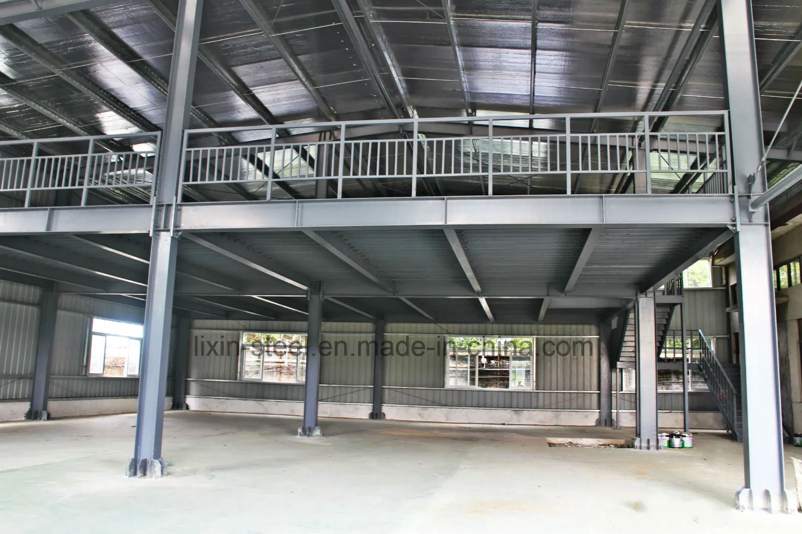 Prefabricated Building Steel Frame High Rise Modular Industrial Office Factory