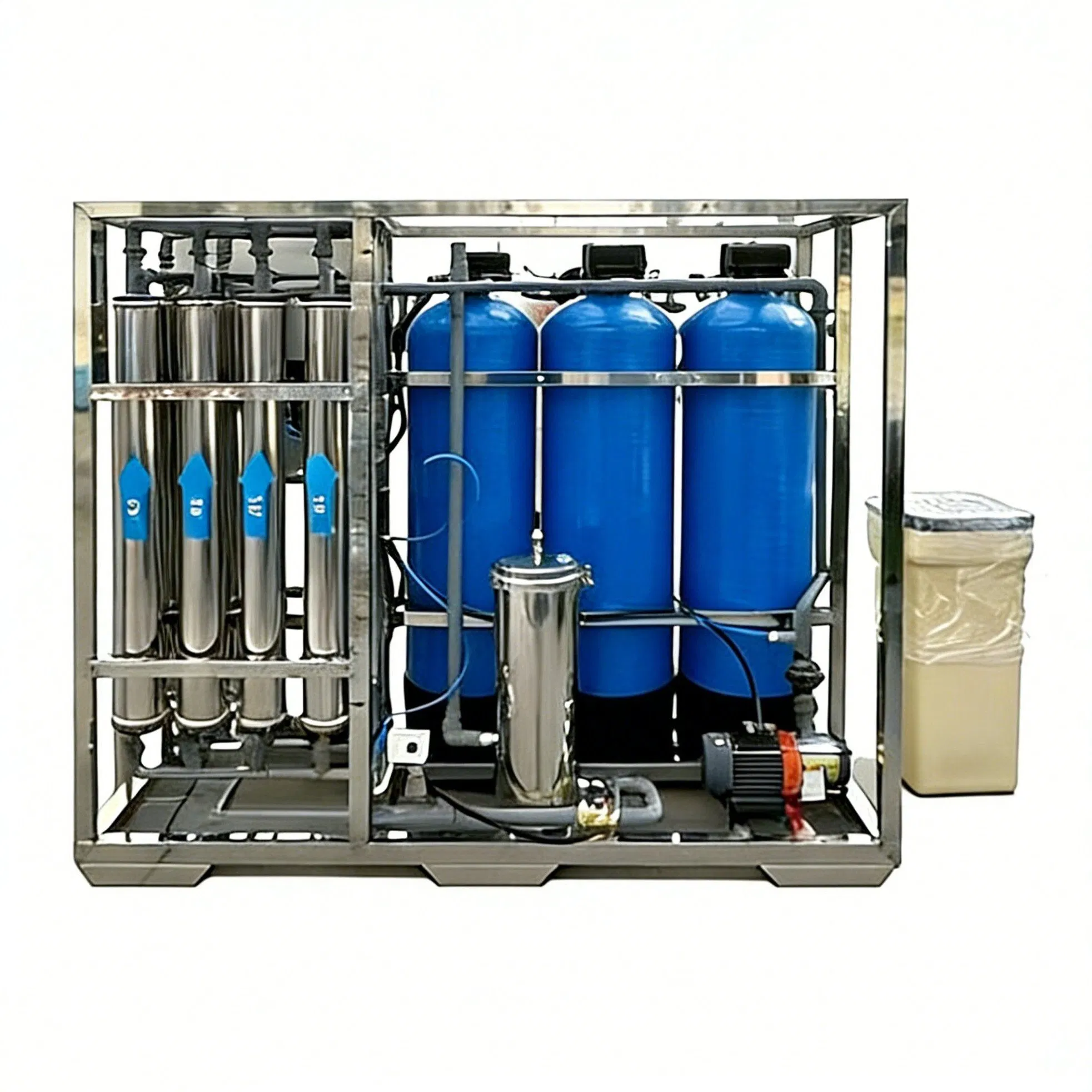 1500lph Reverse Osmosis Water Purification Equipment RO Pure Water Equipment Purified Water Machine Large Direct Drinking Water Project Ultra Pure Water Machine
