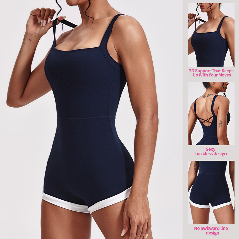 Stylish Integrated Yoga Bodysuit with High Elasticity Features&OEM
