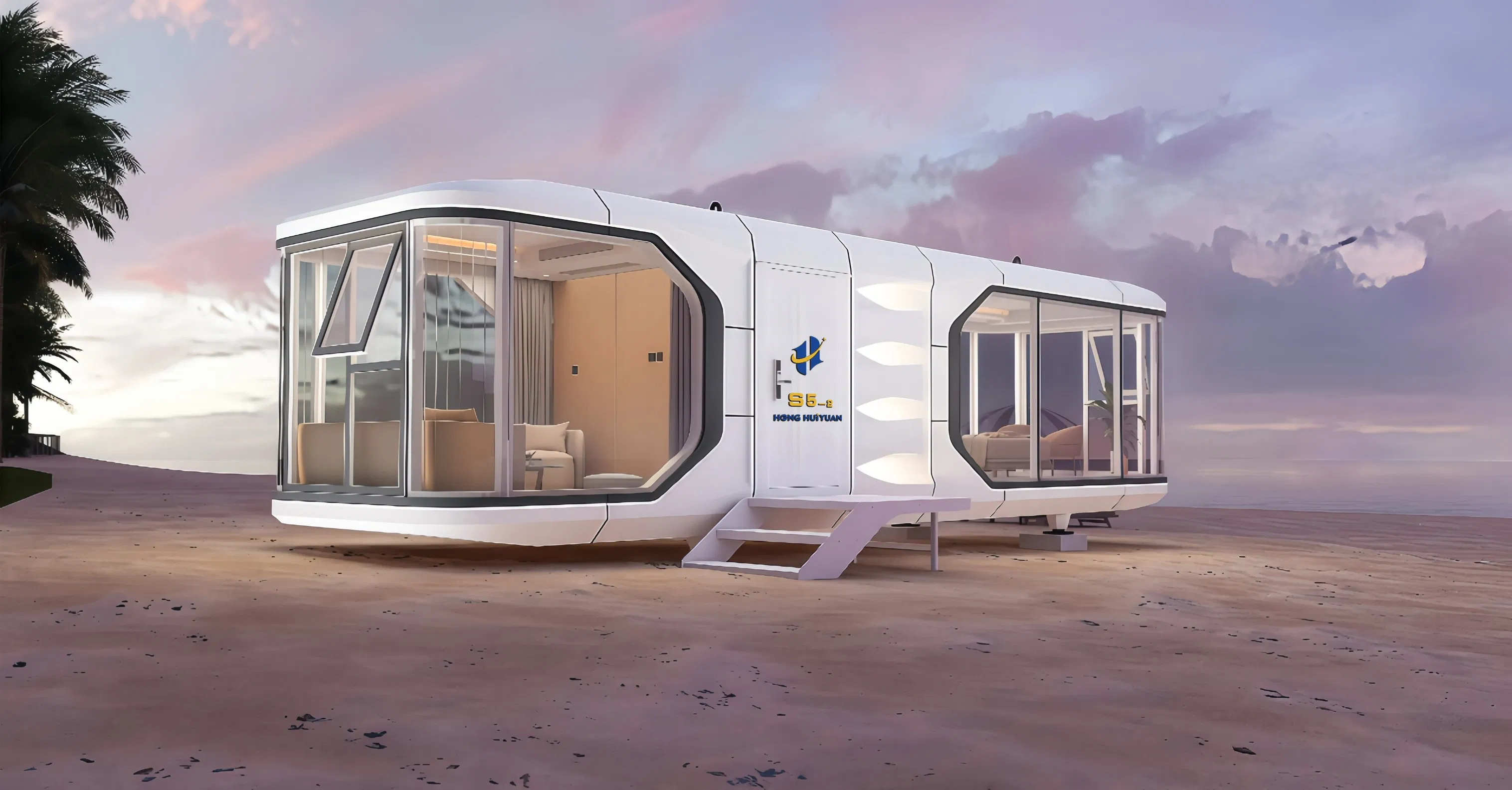 Versatile Green Living Capsule Home for Sustainable Solutions