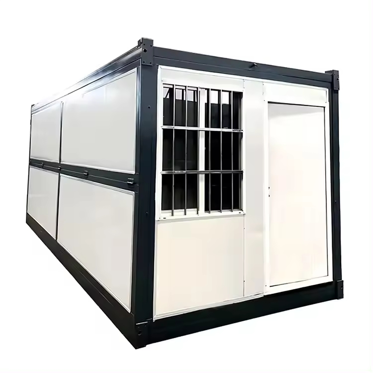 20FT 40FT Modular Foldable Office Cheap Resistant Steel Structure Portable Folding Container Homes