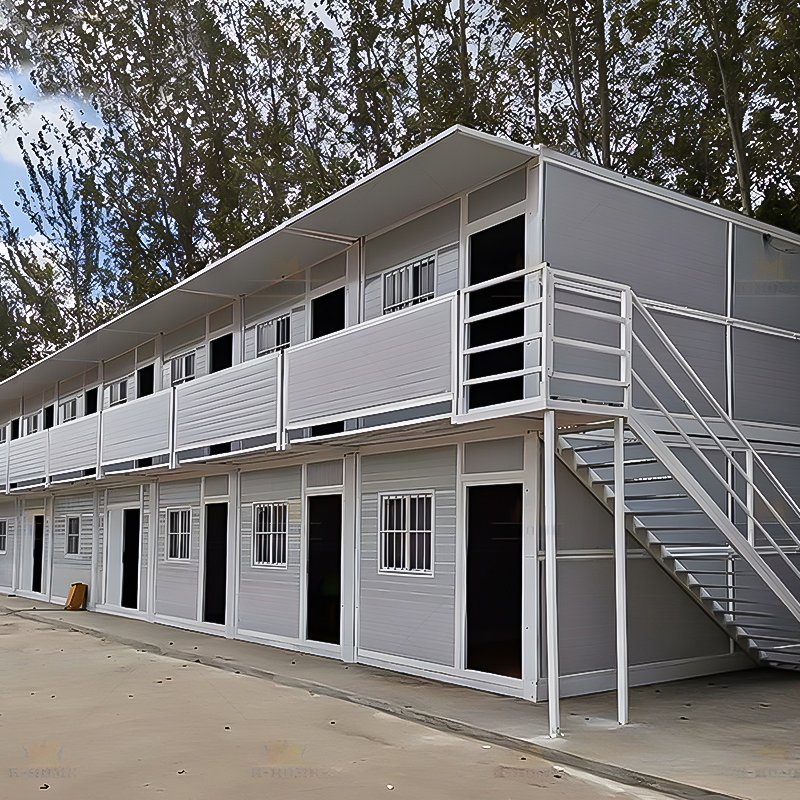 Custom 20FT 40FT Prefab Container Home with Durable Light Steel Frame China Modular Construction Solution
