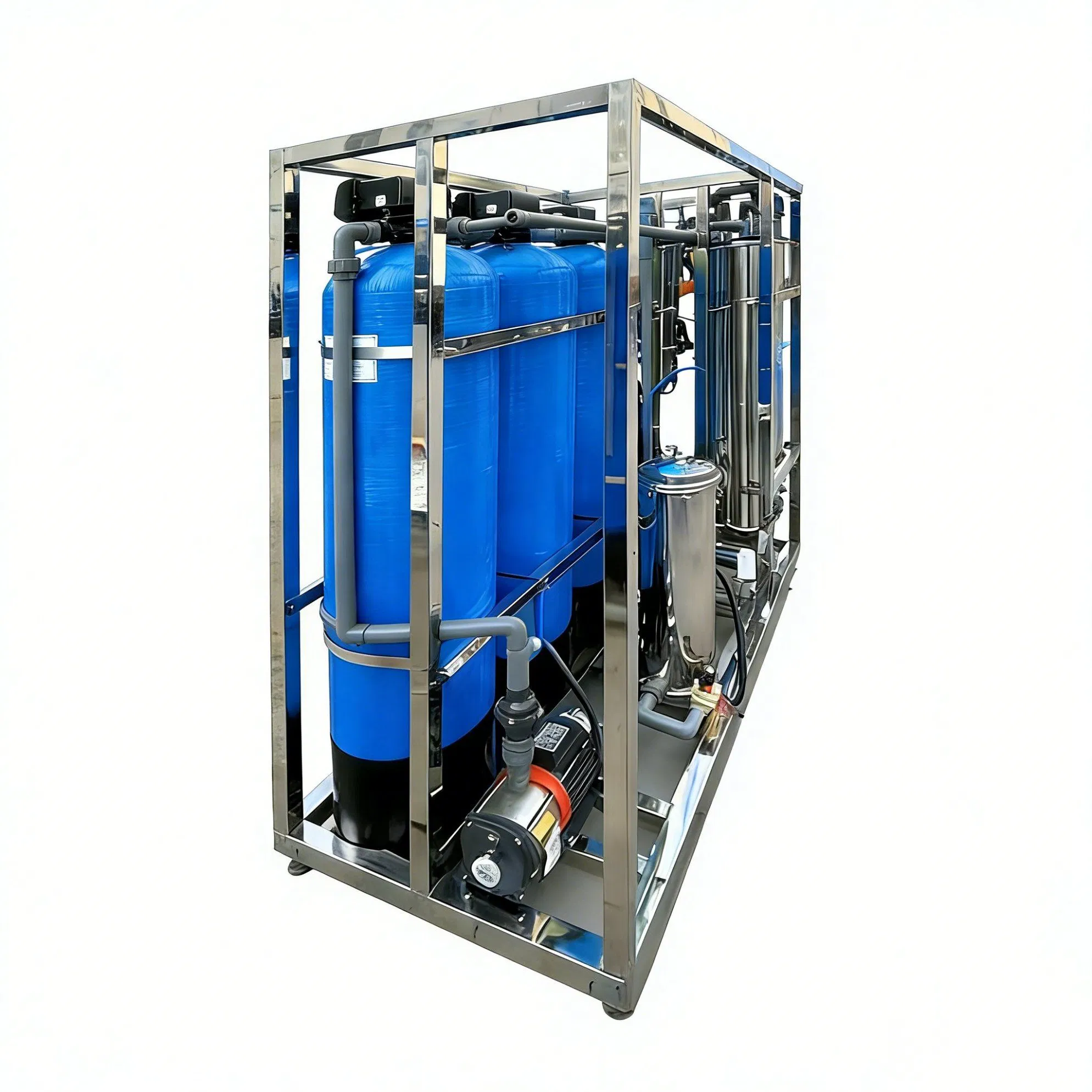 1500lph Reverse Osmosis Water Purification Equipment RO Pure Water Equipment Purified Water Machine Large Direct Drinking Water Project Ultra Pure Water Machine