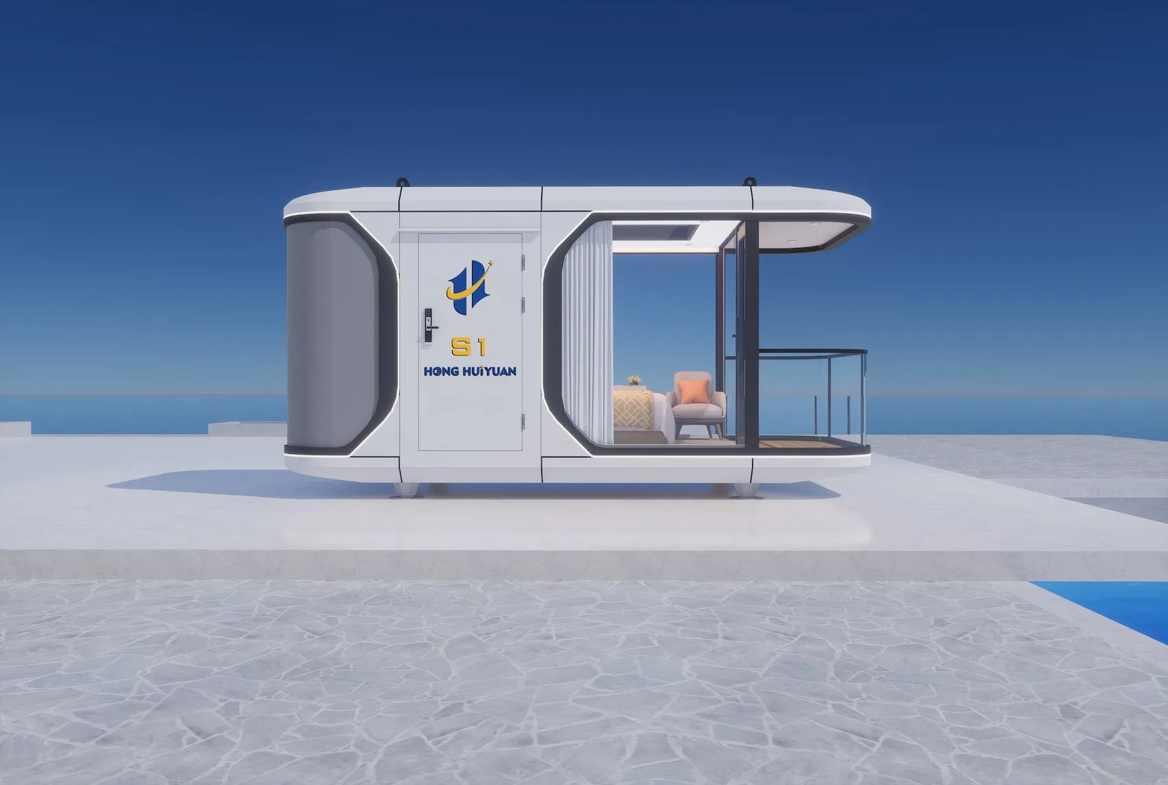 Internationally Approved PVC Capsule Housing for Emergency Needs