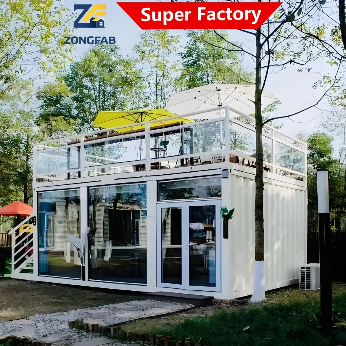 One Stop Turnkey Solution Movable Mobile Portable Z Foldable Folding Prefab Modular Container House Home