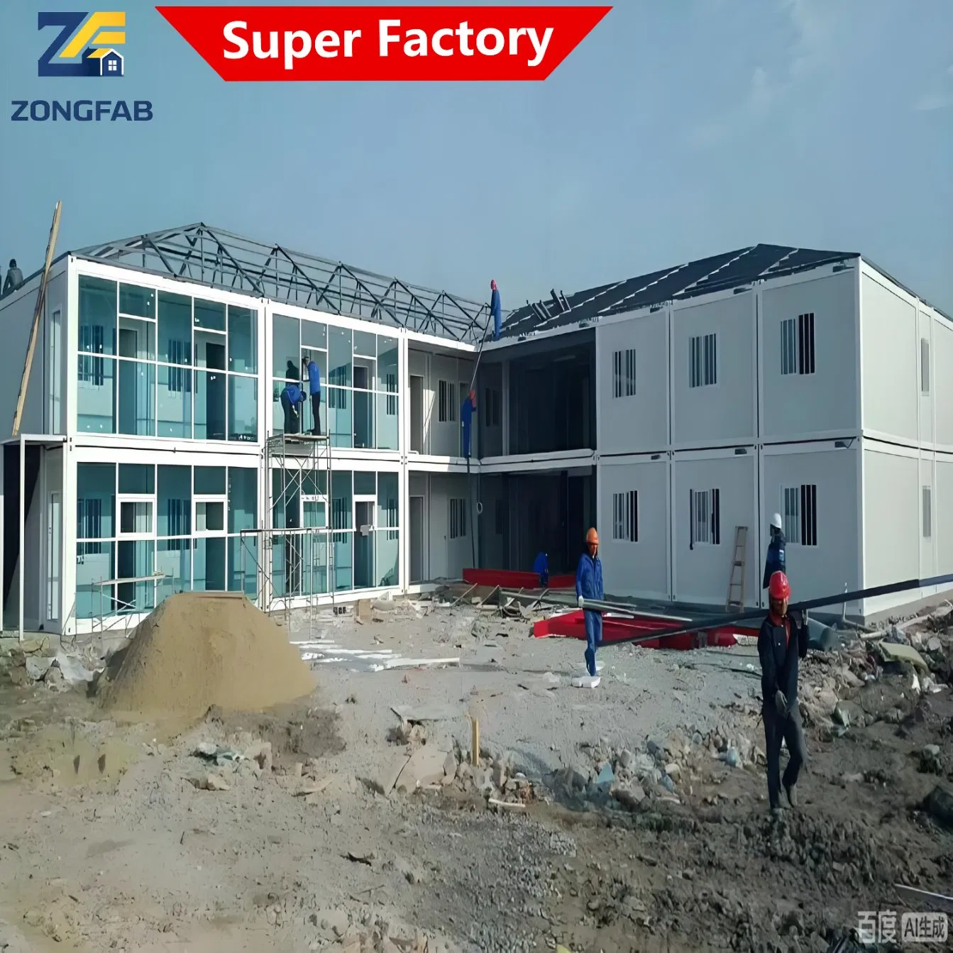 One Stop Turnkey Solution Steel Living Detachable Assembly Prefab Modular Container Building Housing