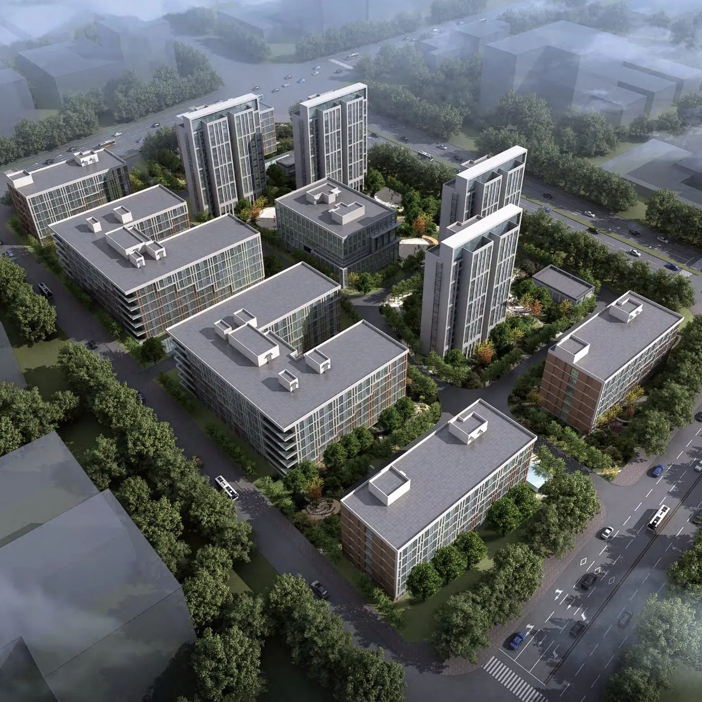 Modular Prefabricated High-Rise Steel Frame Buildings for Urban Projects