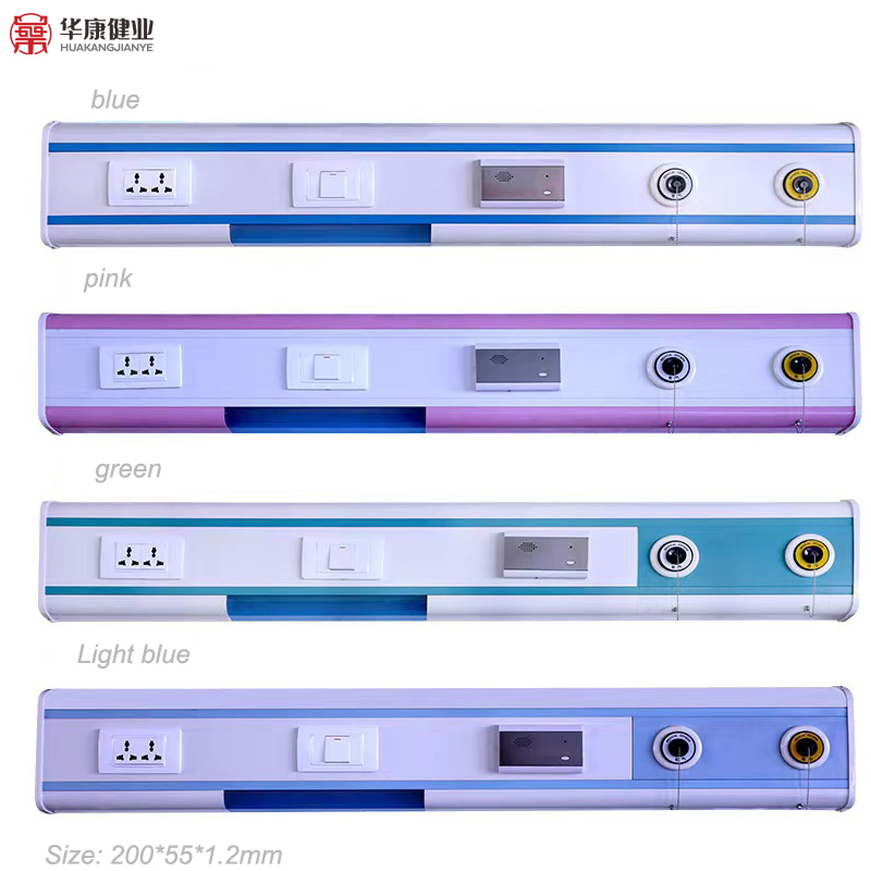 Medical Equipment Wall Type Units Modular Wall Panel Bed Head Unit System