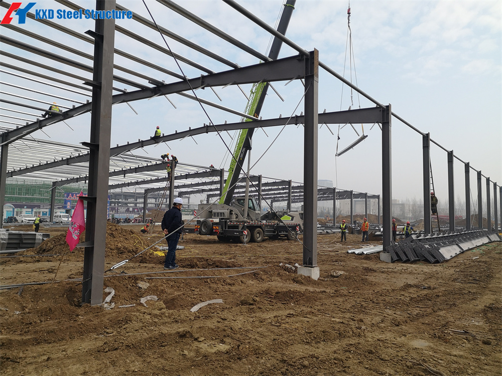 Prefabricated Large Span Steel Structure Shopping and Super Market Building