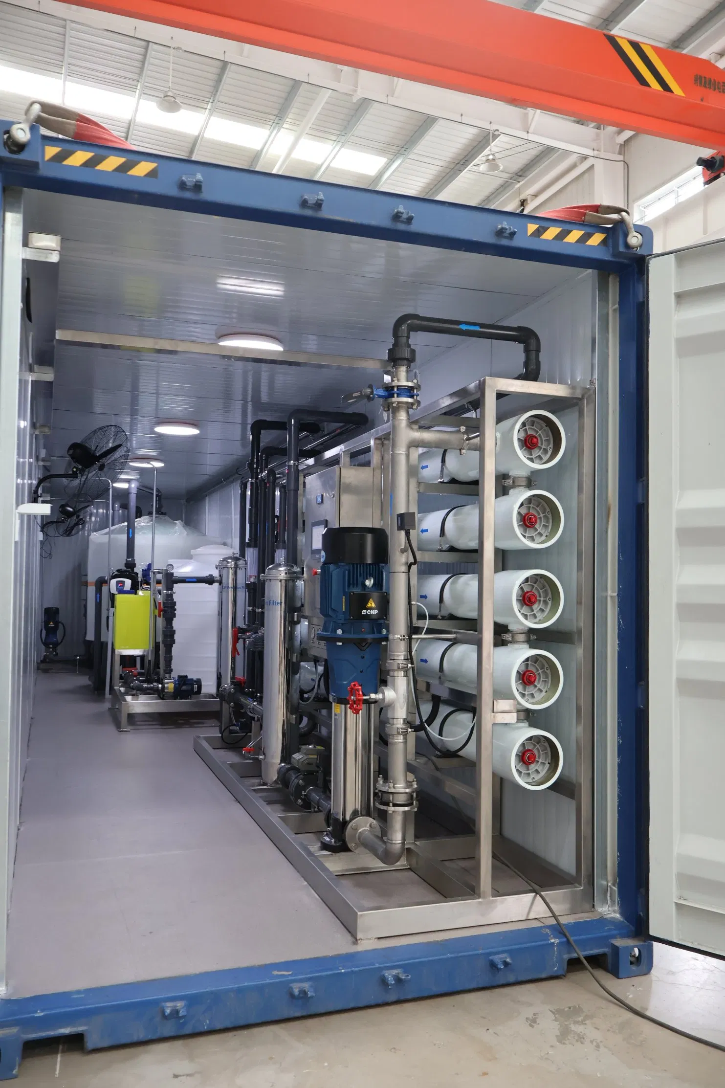 15tph Mobile RO System Waste Water Treatment Machine Reverse Osmosis Water Equipment