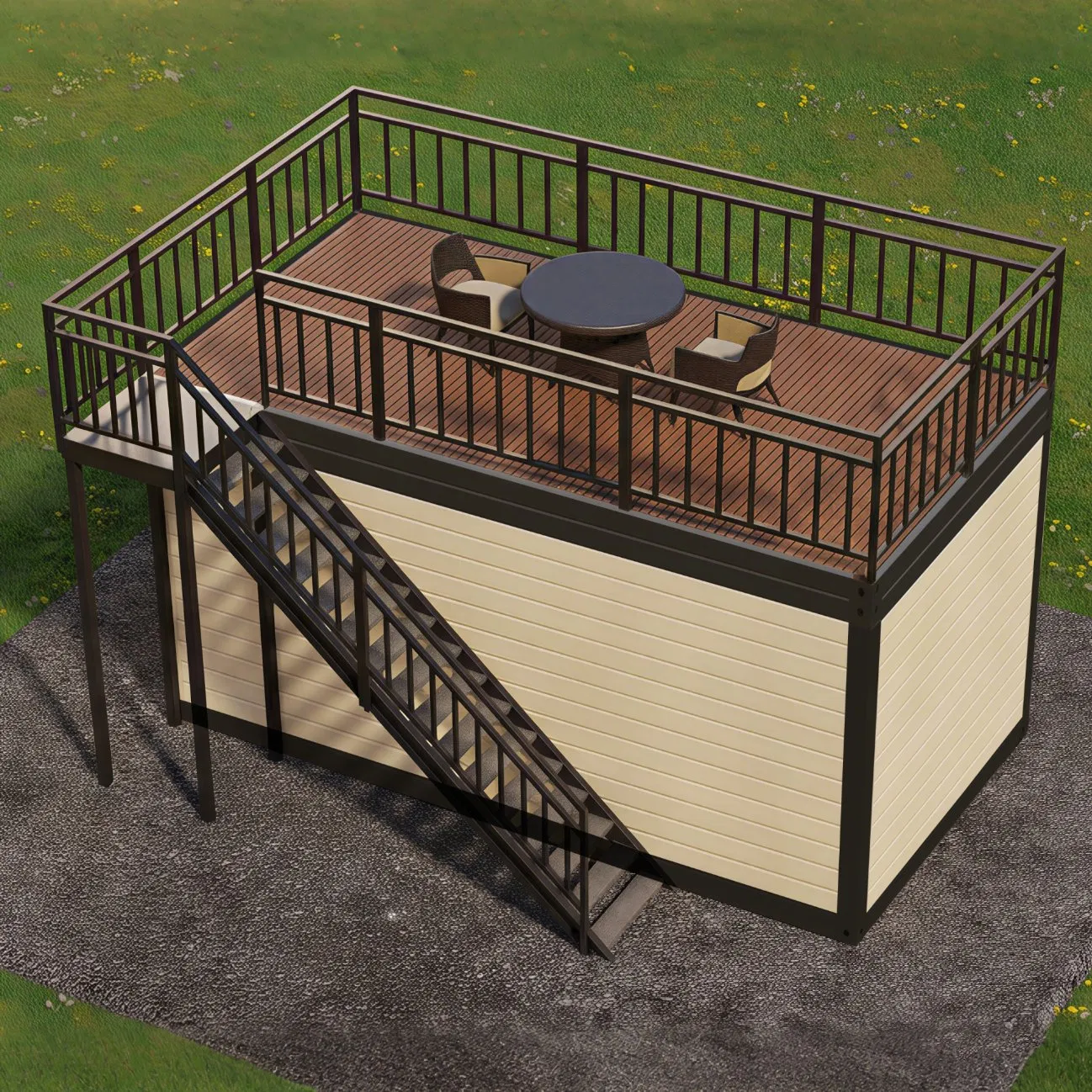 Waterproofing Prefab Villa House Thermal Insulation Container Casa Modular Tiny Mobile Home