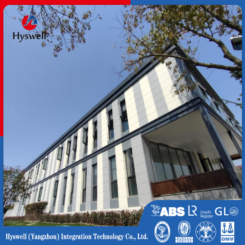 Hyswell Lowcost Movable Modular Prefab Prefabricated Modular Portable Container Tiny Integrated Fold Folding Tiny Capsule Living Transportable 20 40FT Home