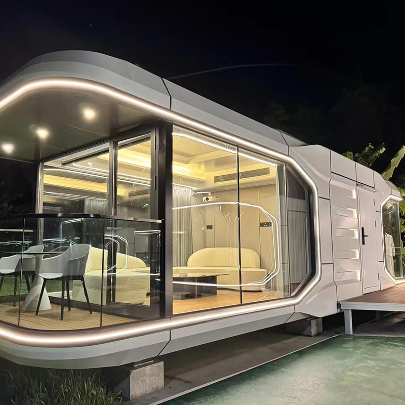 Design Spacious Space Capsule House for Modular Resort Room