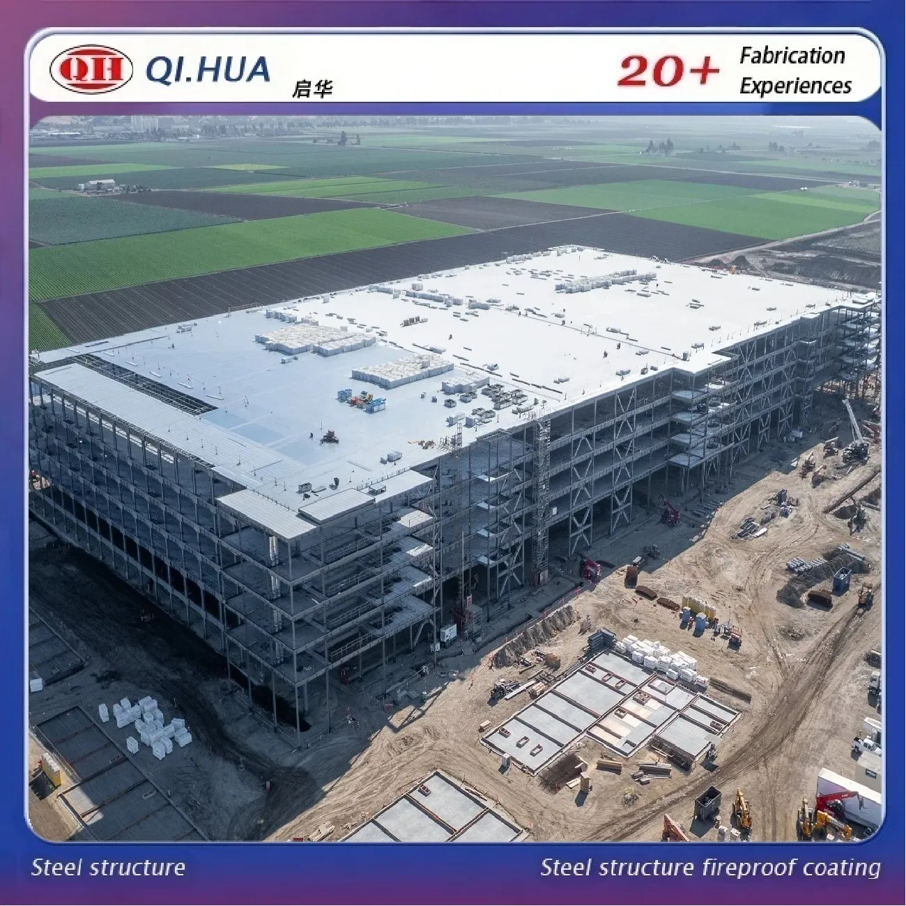 Casa Prefabricada Multi-Storey Long-Span Steel Frames Forheadquarter and Healthcare Building