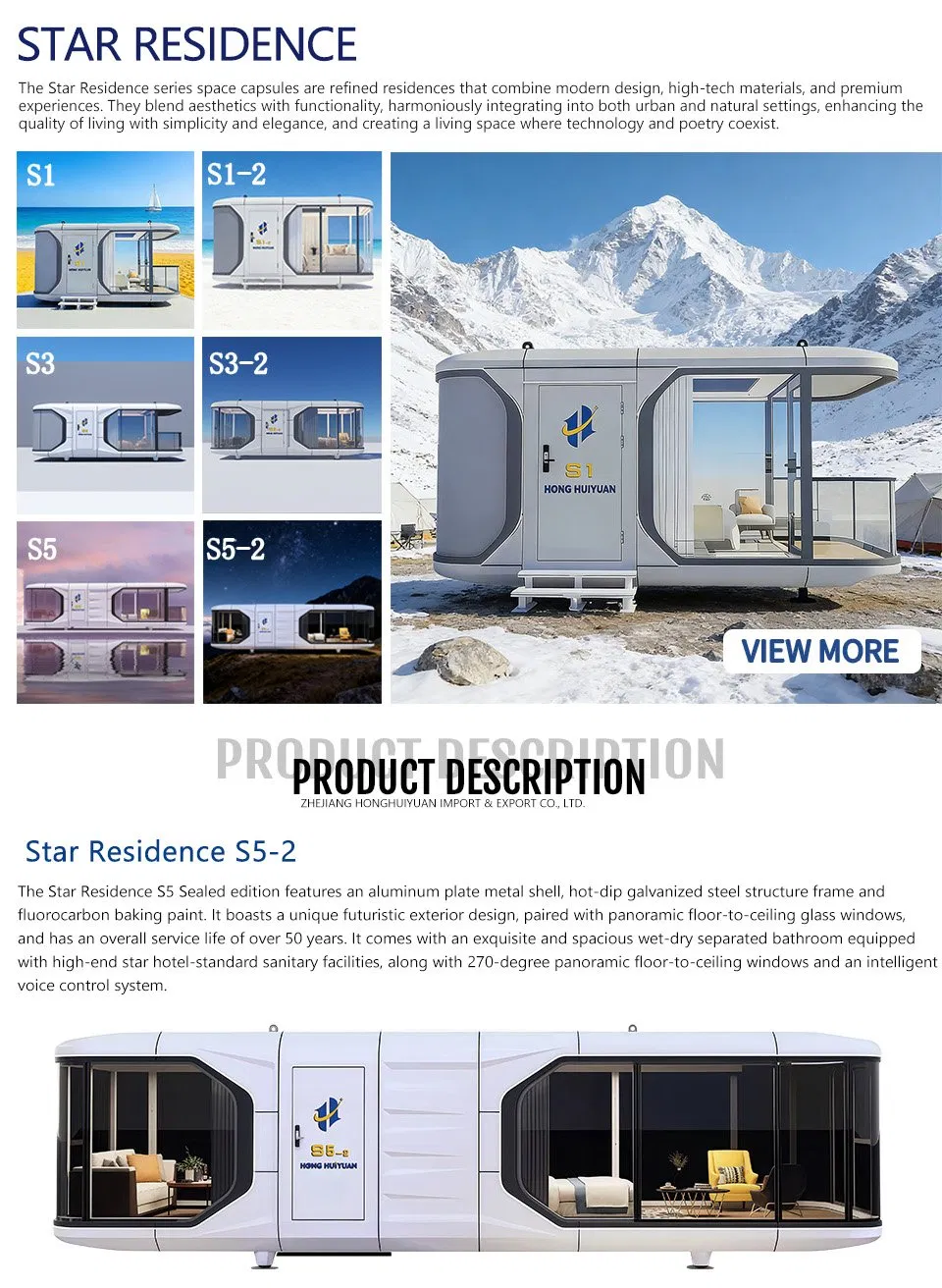 Advanced Modular Capsule Residence