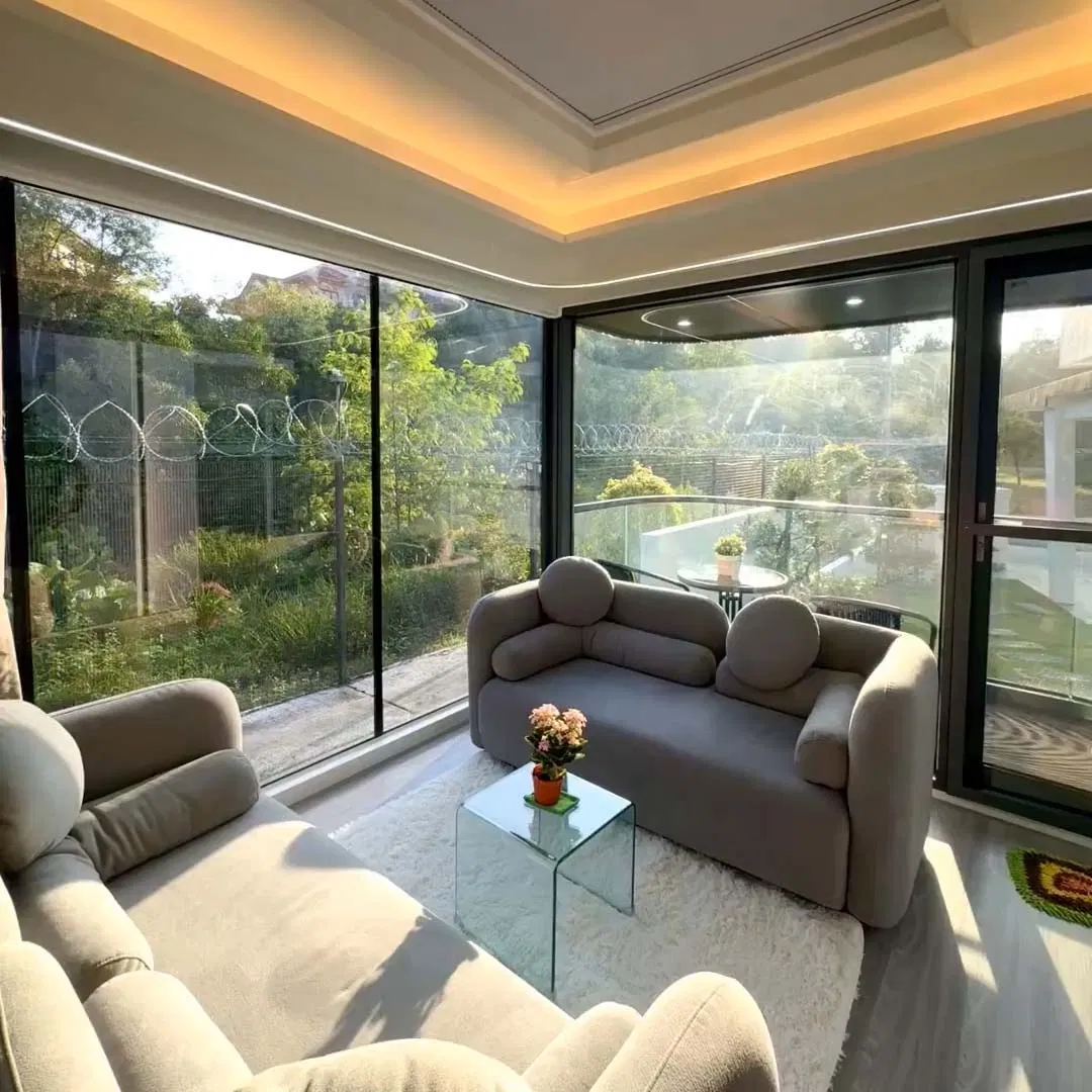 Steel-Structured Smart Space Cabin Houses for Office or Modular Living