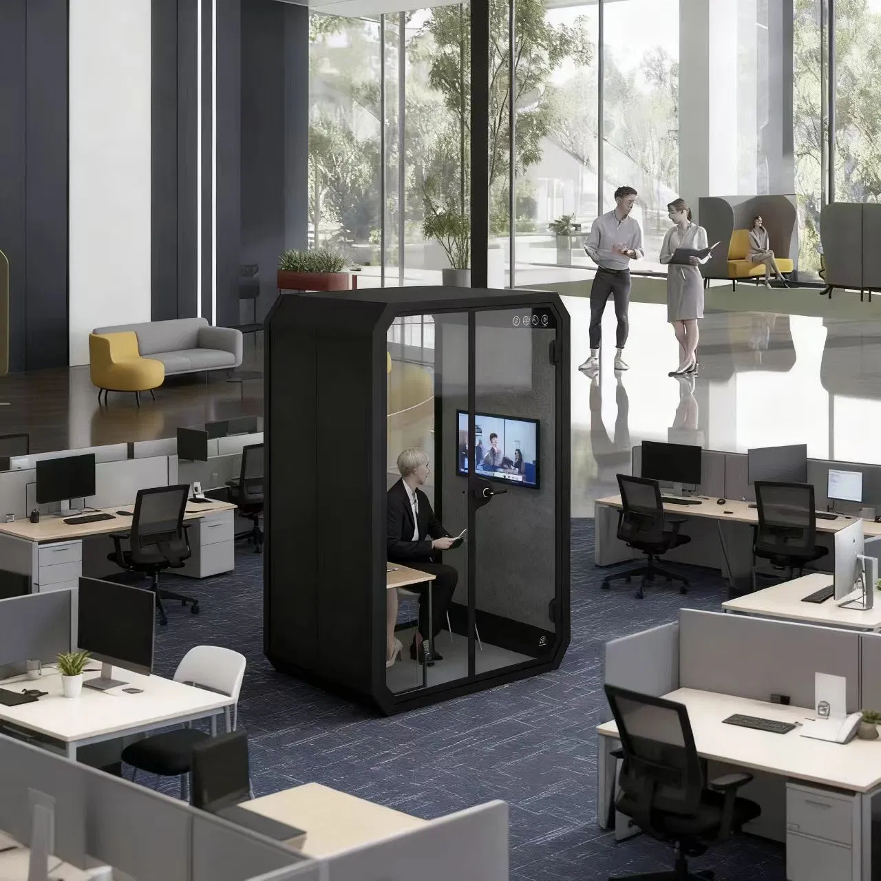 Quick Easy Installation Container Working Mobile Portable Office Integrated Housing