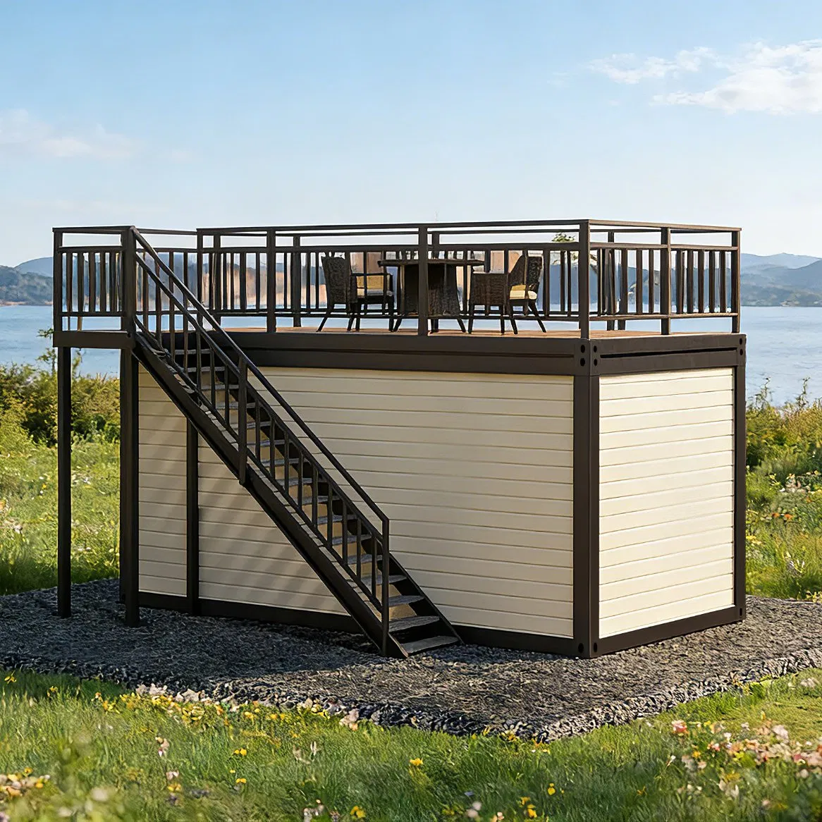 Waterproofing Prefab Villa House Thermal Insulation Container Casa Modular Tiny Mobile Home