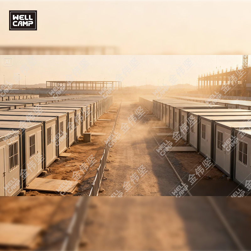 Folding Container House Factory in China Turnkey Camp Solutions
