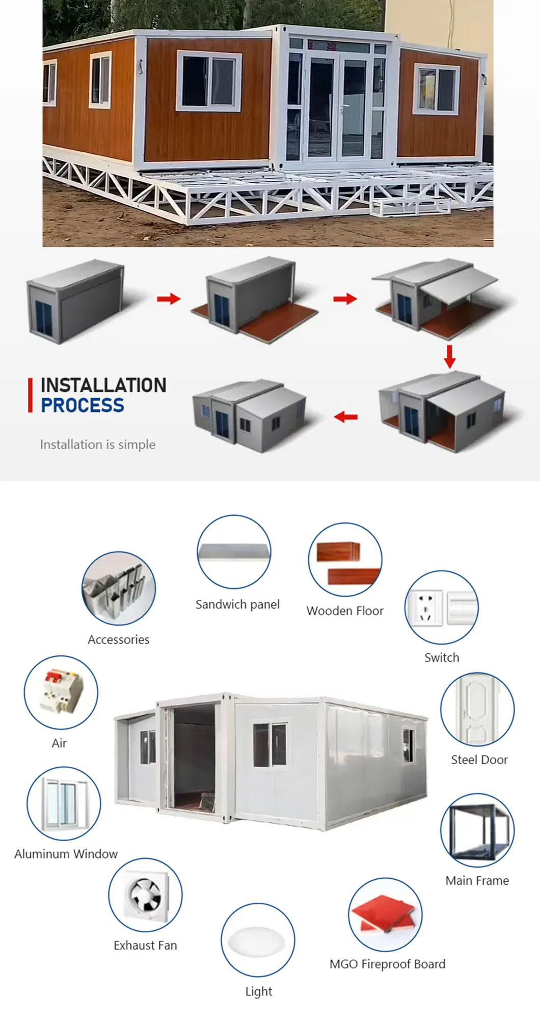 Double Wing Folding House