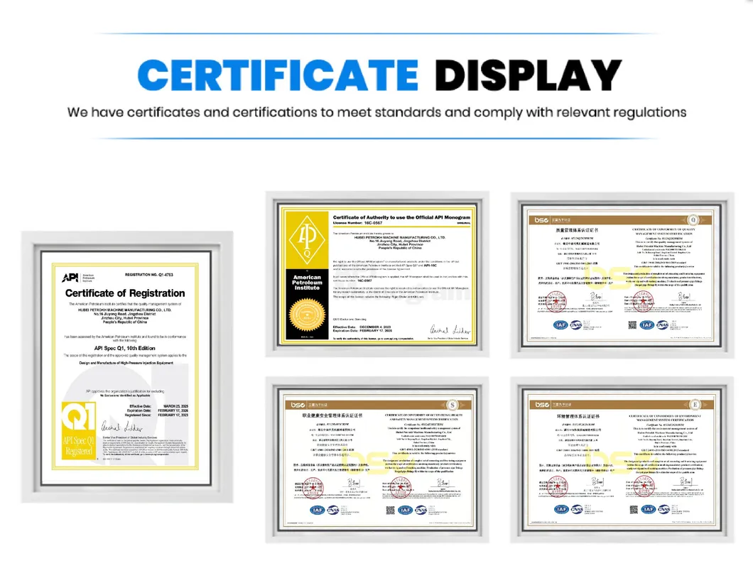 Certificates