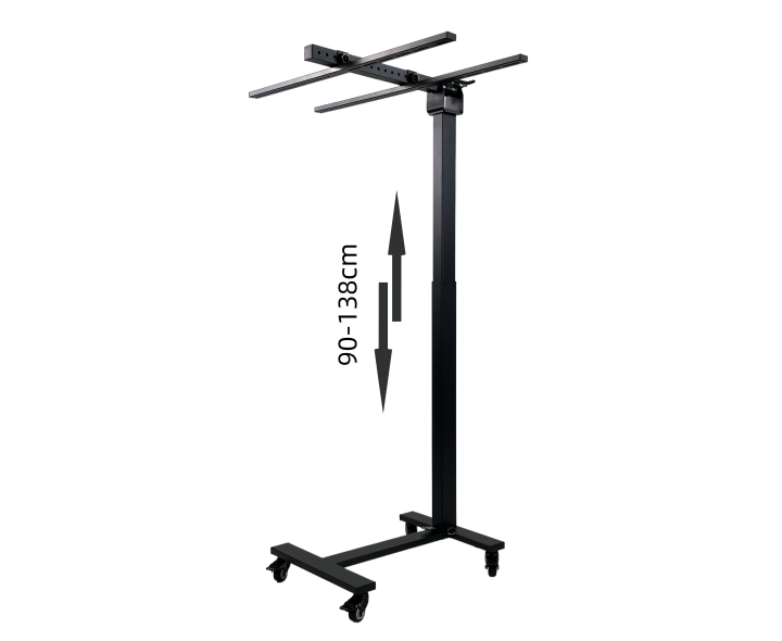 Compact Pneumatic Wellness Stand for Home, 360 Rotating Design