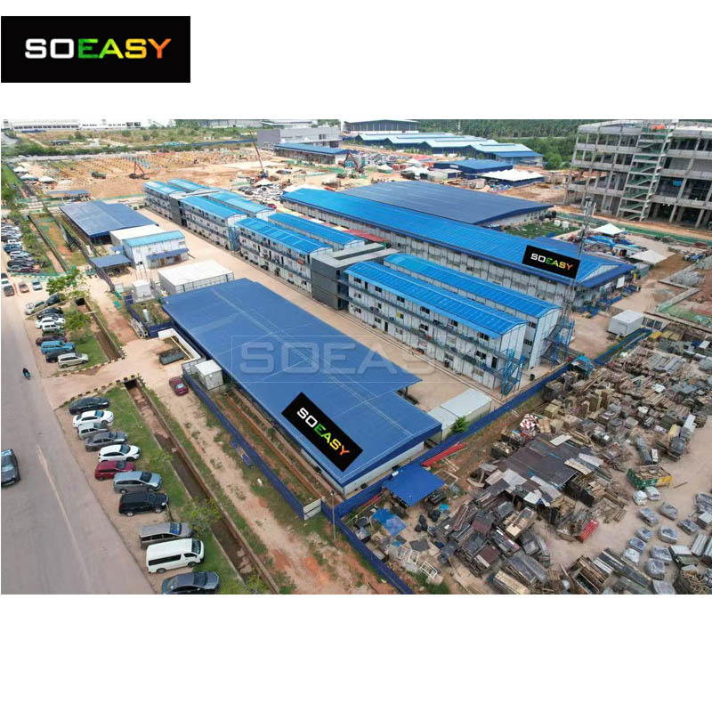 Chinese Manufacturers Labor Camp Construction Site Dormitory Modular Prefabricated Temporary Site Accommodation Prefab House