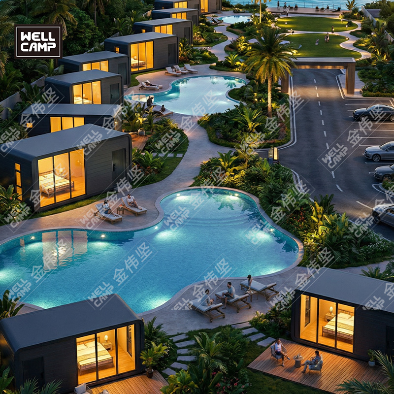 Turnkey Prefab House Modular Home for Government and EPC Projects