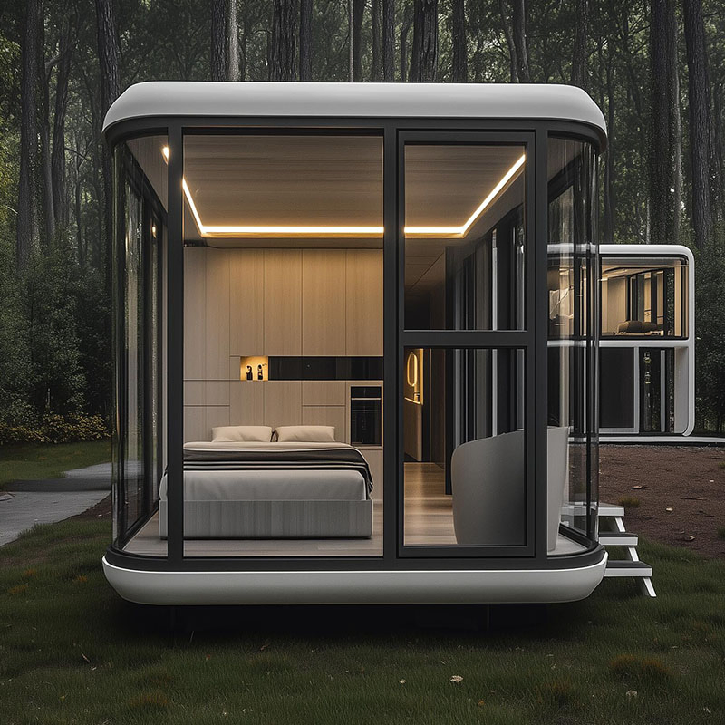 Luxury Modular Space Capsule House Cabin with Aluminum Structure