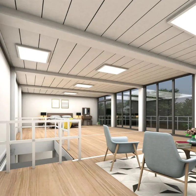 Custom 20FT 40FT Prefab Container Home with Durable Light Steel Frame China Modular Construction Solution