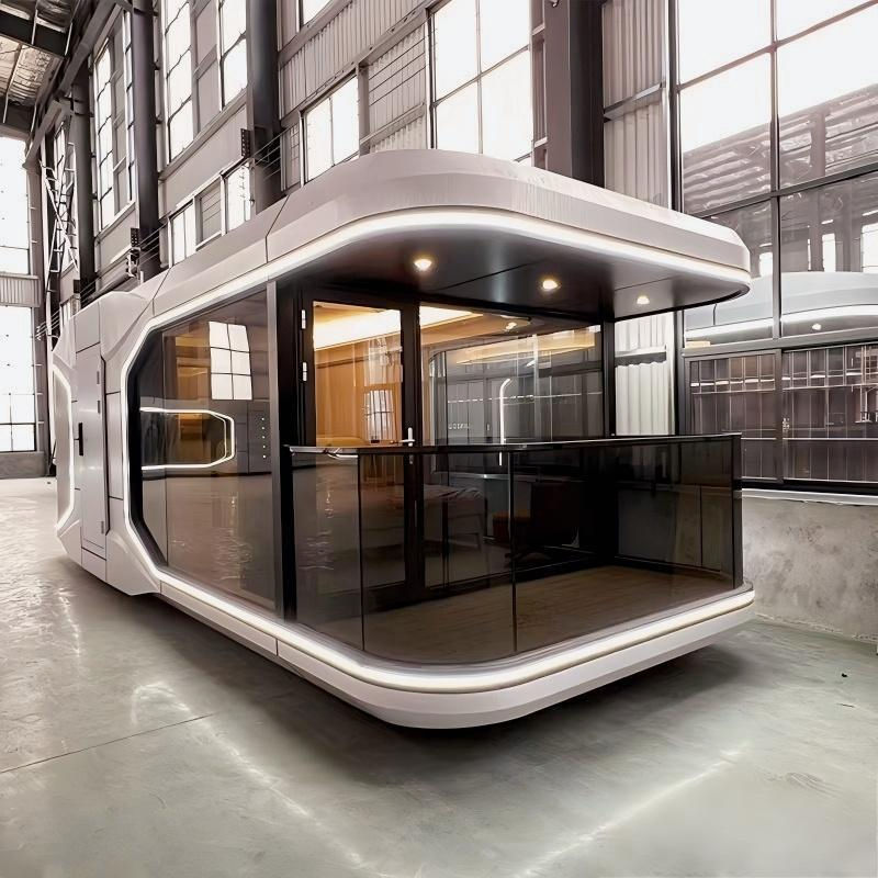Experienced Team Eco-Friendly Modular Space Capsules House for Camping Resorts