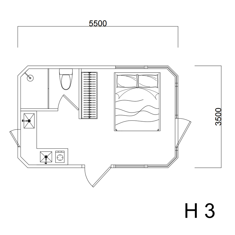 H3 Modular Housing: Environmentally Friendly Construction with No Pollution