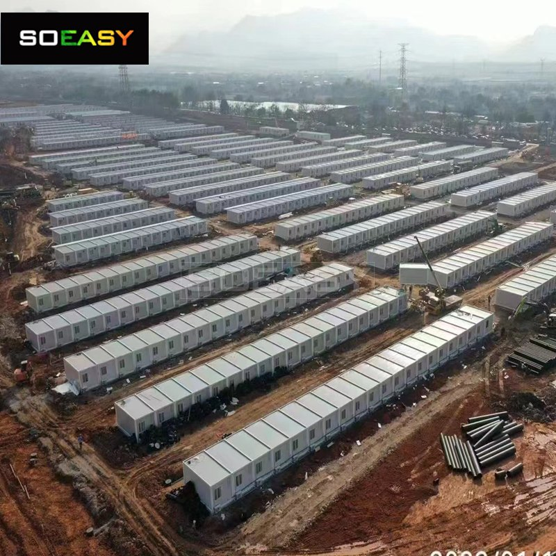 Tempory Construction Site Modular Man Camp Housing Oil Field Labour Camp Accommodation
