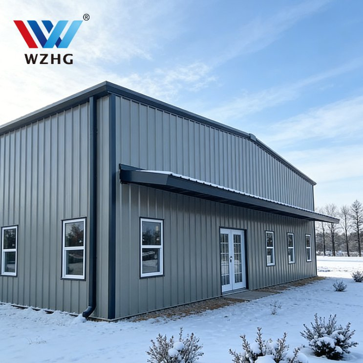 China Prefab Steel Structure Building for Cold Storage Industrial Warehouse and Multi Storey Workshop with Galvanized Anti Rust Protection