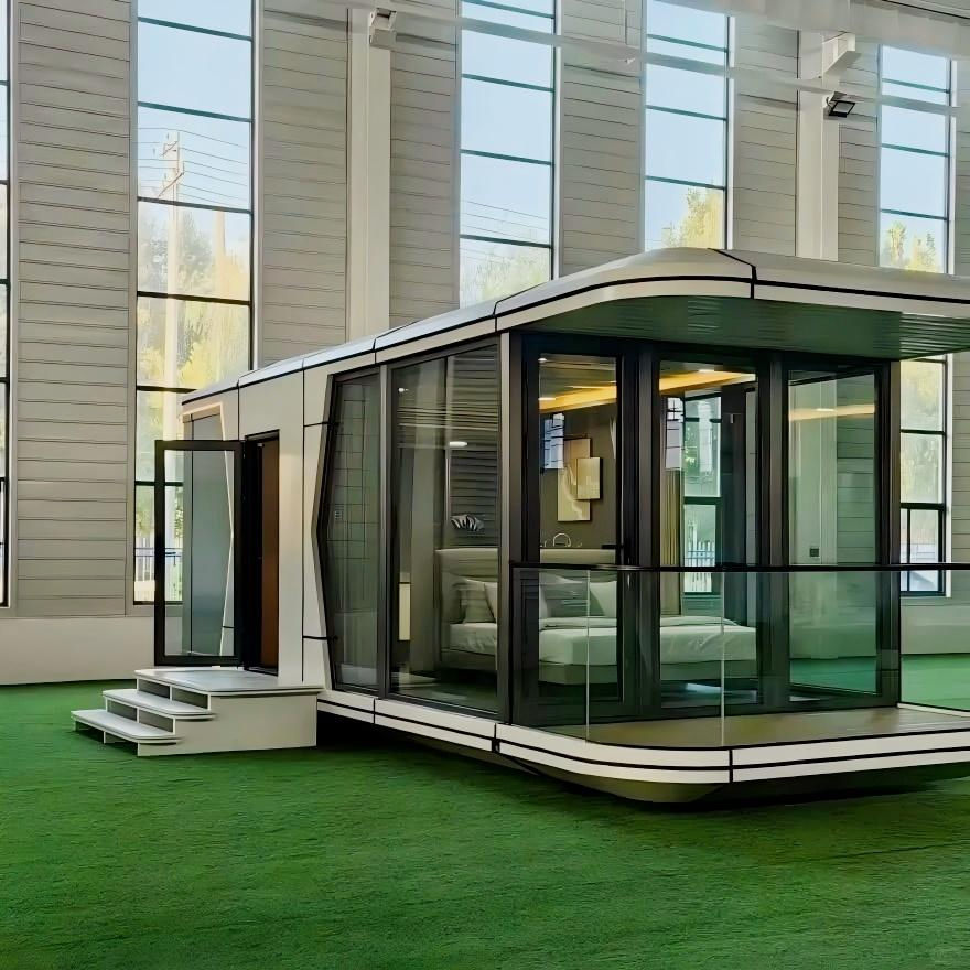 Eco-Friendly Customized Modular Space Capsule Houses for Sustainable Living Worldwide