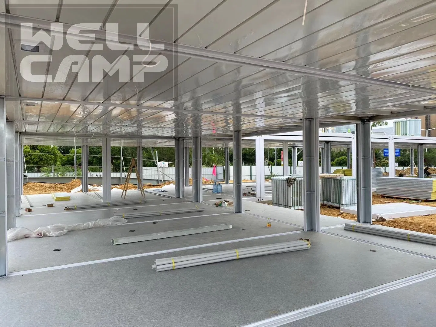 20FT Easy Build Assemble Container House Site Camp Container House Flat Pack Container Camp Dormitory Office Worker Accommodation