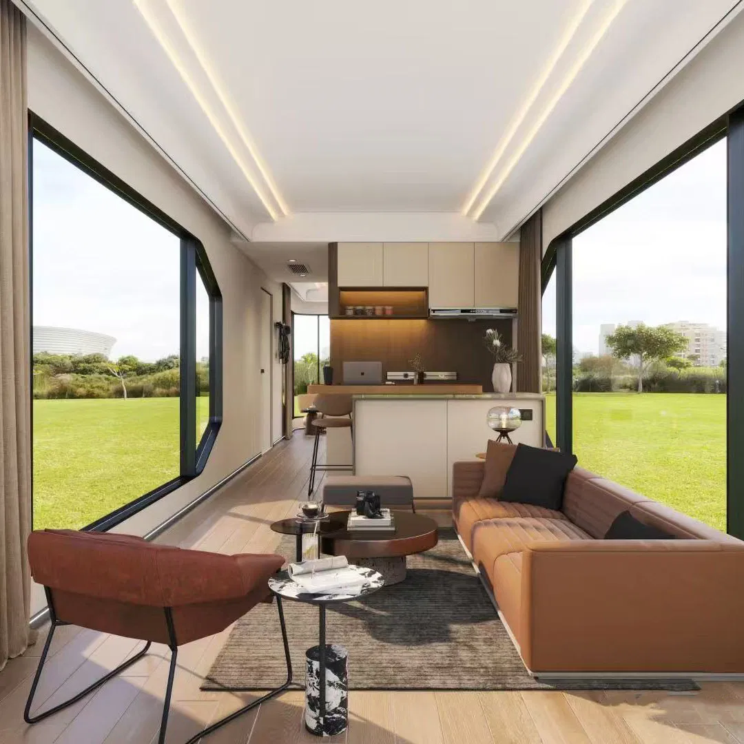 Innovative Space Cabin Villas, Prefabricated Modular Smart Homes for Luxury Camping Resorts and Custom Houses