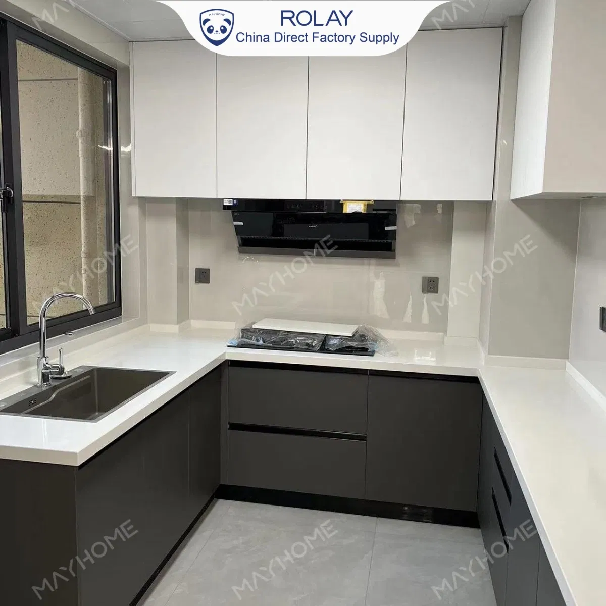 Turnkey Kitchen Solution Modular Housing Supplier Anti-Slip Structure Fire Resistance Cabinet