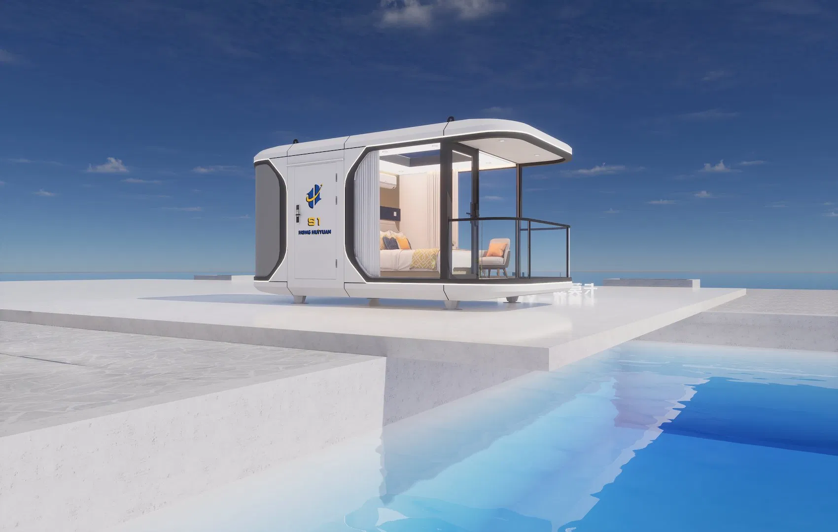 Internationally Approved PVC Capsule Housing for Emergency Needs