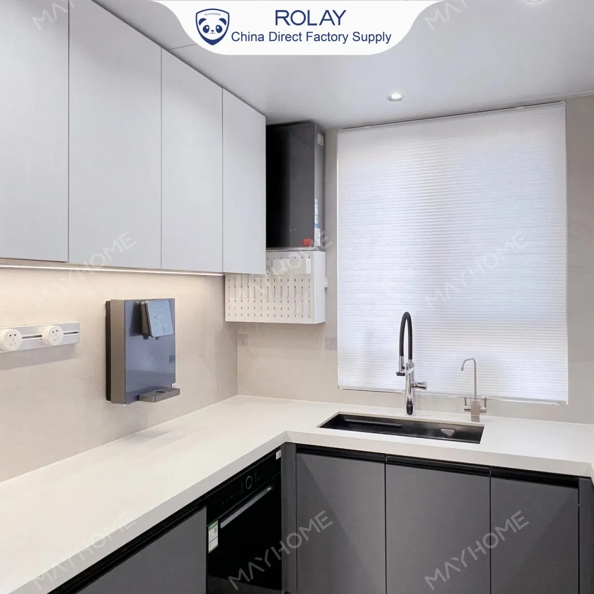 Turnkey Kitchen Solution Modular Housing Supplier Anti-Slip Structure Fire Resistance Cabinet