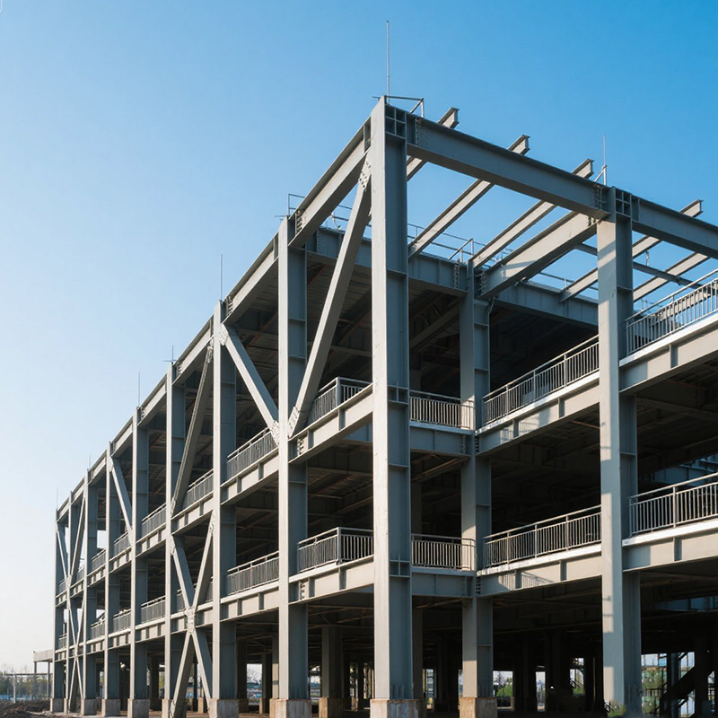 Economic Low Cost High Rise Modular Metal Prefabricated Steel Frame Structure Building