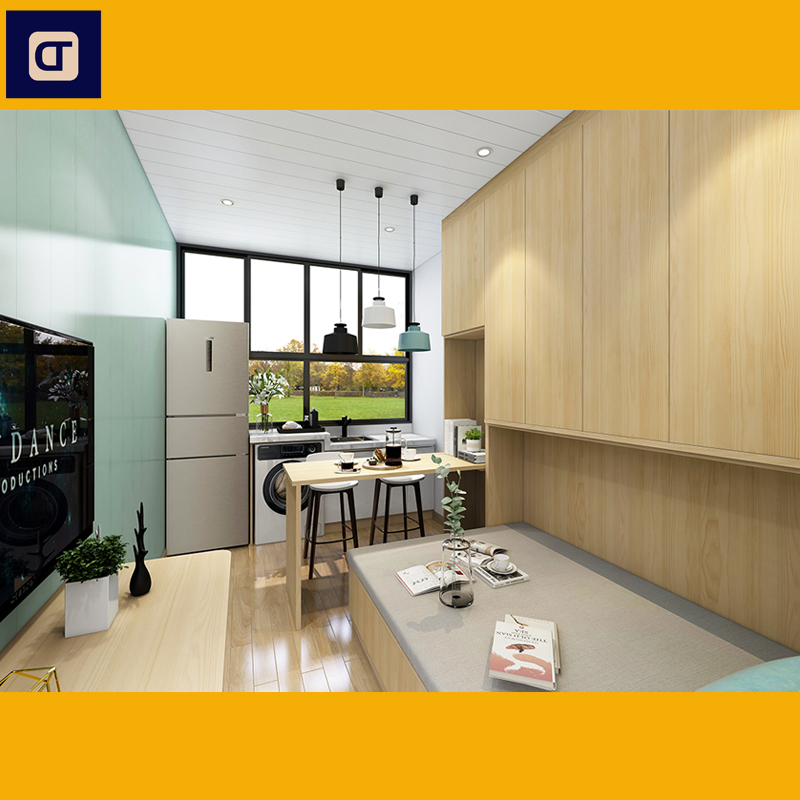 Luxury Prefabricated Flat Pack Portable House Mobile Homes Prefab Office Building