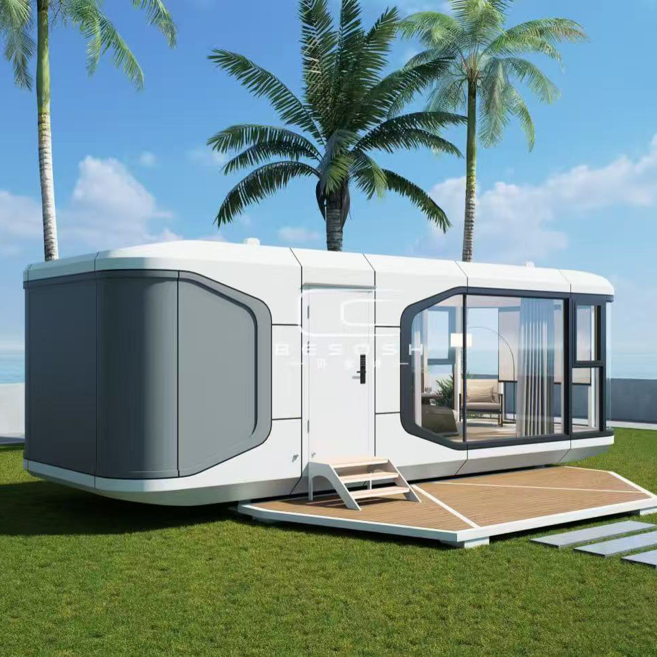 Innovative Space Cabin Villas, Prefabricated Modular Smart Homes for Luxury Camping Resorts and Custom Houses
