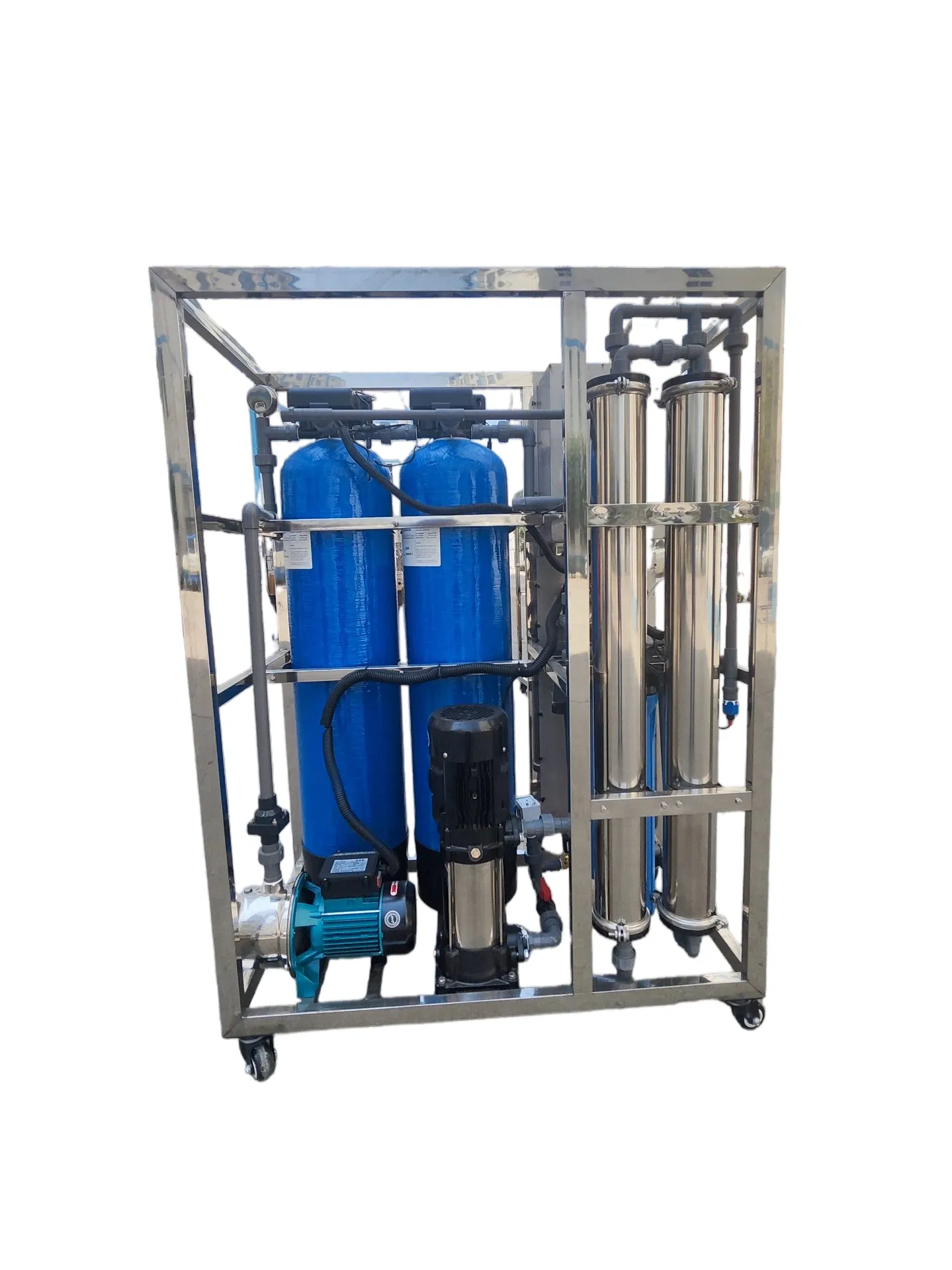 Industrial Water System with Energy-Saving Features for Water Purification
