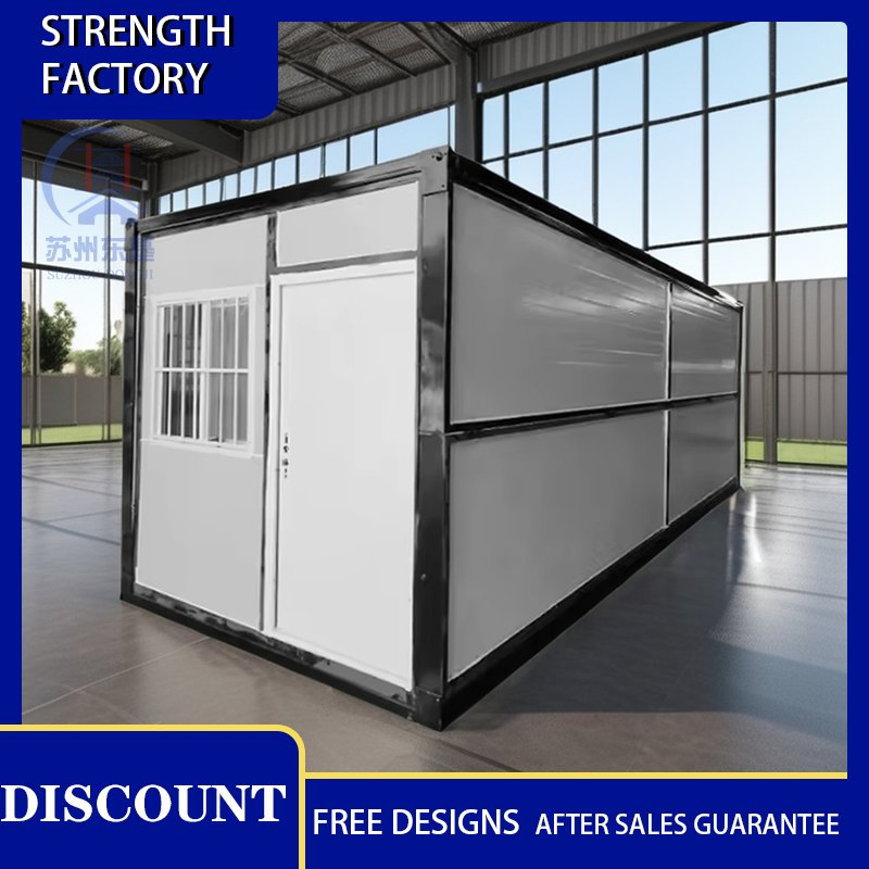 20FT 40FT Modular Foldable Office Cheap Resistant Steel Structure Portable Folding Container Homes