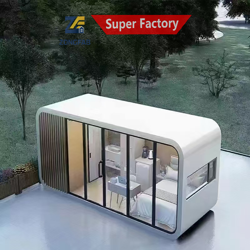 High End Modular Apple Cabin Pod House for Glamping Resorts and Scenic Hospitality Use
