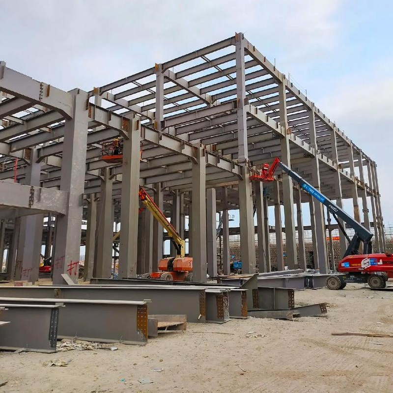 Prefabricated Steel Frame Structure Building Multi-Story Steel Apartment Buildings Multi-Story Steel Structure Factory Building for Mixed-Use Industrial Operati