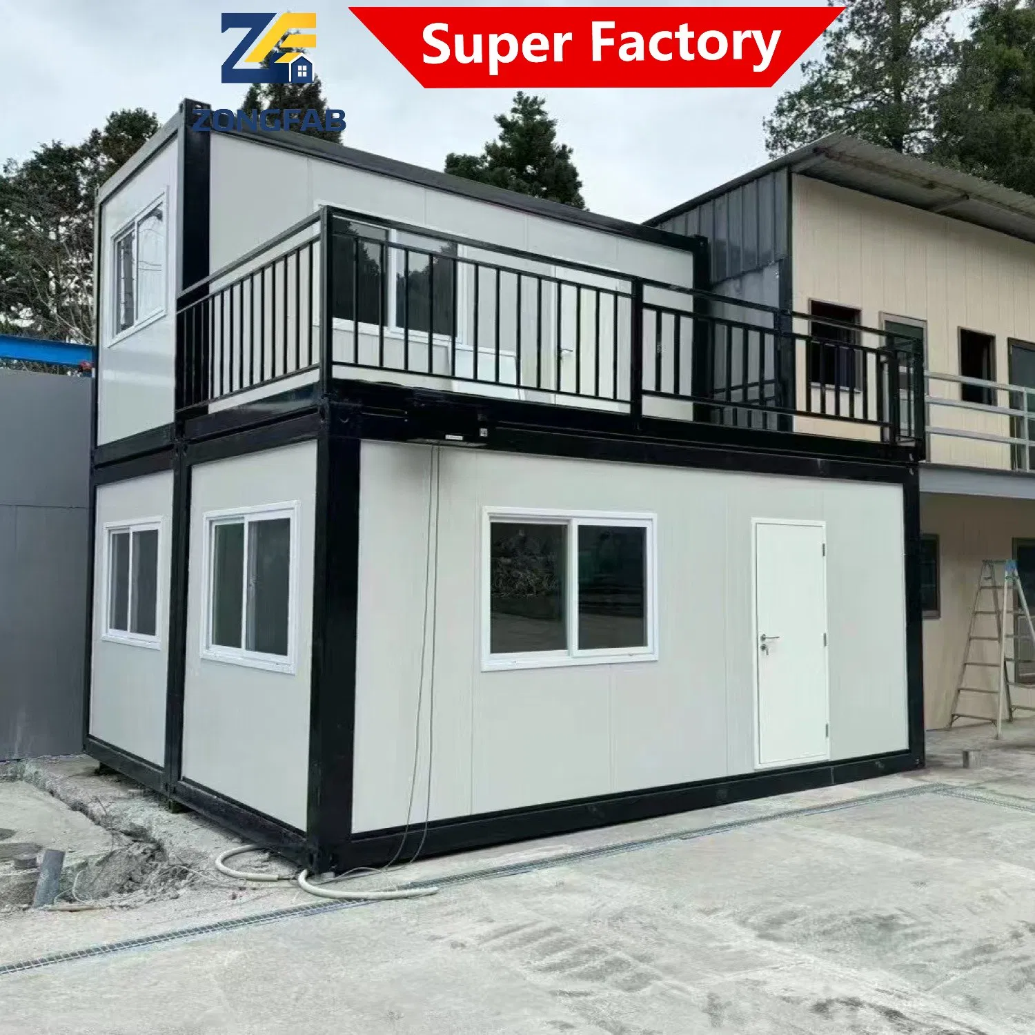 One Stop Turnkey Solution Movable Mobile Portable Z Foldable Folding Prefab Modular Container House Home