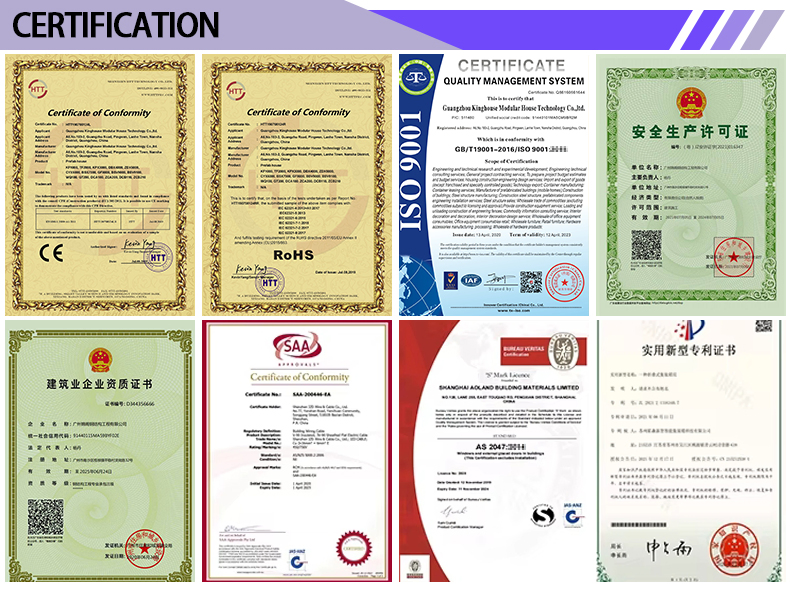 Custom Modern Office Expandable Modular Construction Container with Flat Pack Small Portable House